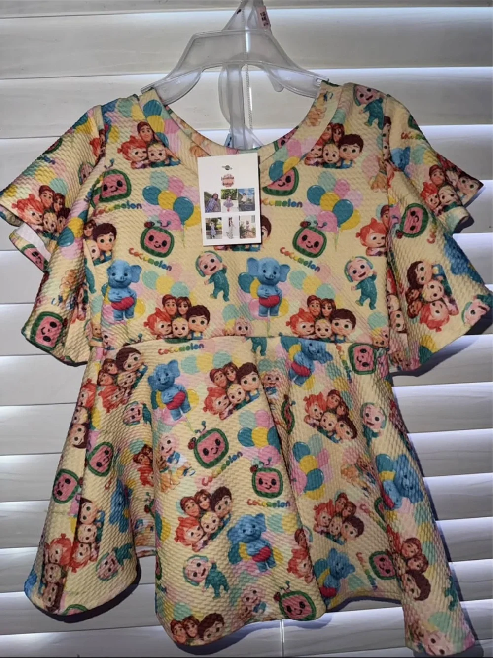 Cute Cocomelon Print outfit - Multicolor